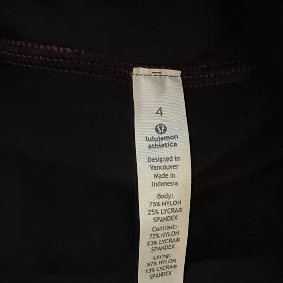 lululemon athletica Black and Purple Skirt - Picture 3 of 4